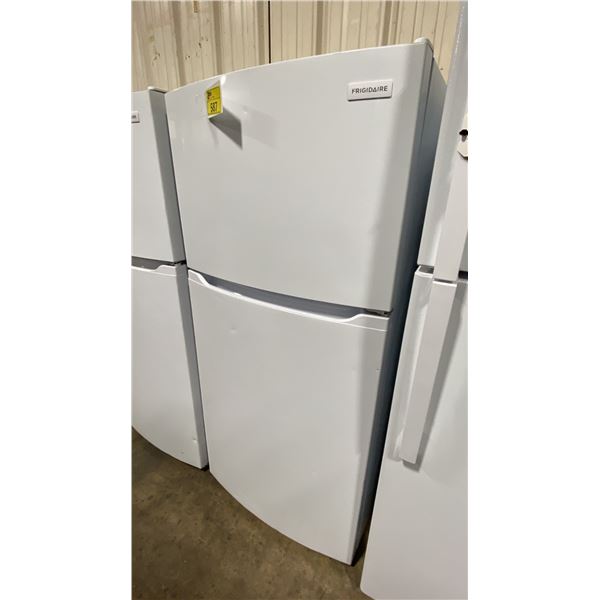 FRIGIDAIRE WHITE TOP FREEZER REFRIGERATOR  *ORIGINATED IN SERVICE AREA, WORKING CONDITION UNKNOWN*