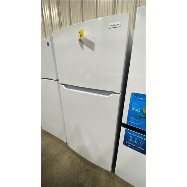 FRIGIDAIRE WHITE TOP FREEZER REFRIGERATOR  *ORIGINATED IN SERVICE AREA, WORKING CONDITION UNKNOWN*