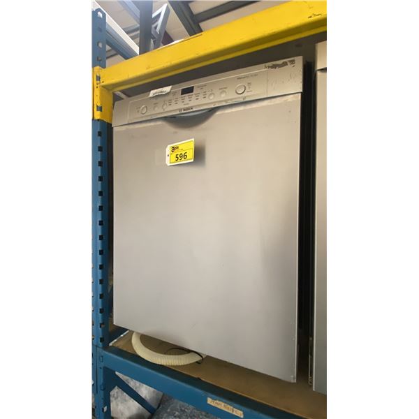 BOSCH STAINLESS STEEL DISHWASHER  *ORIGINATED IN SERVICE AREA, WORKING CONDITION UNKNOWN*