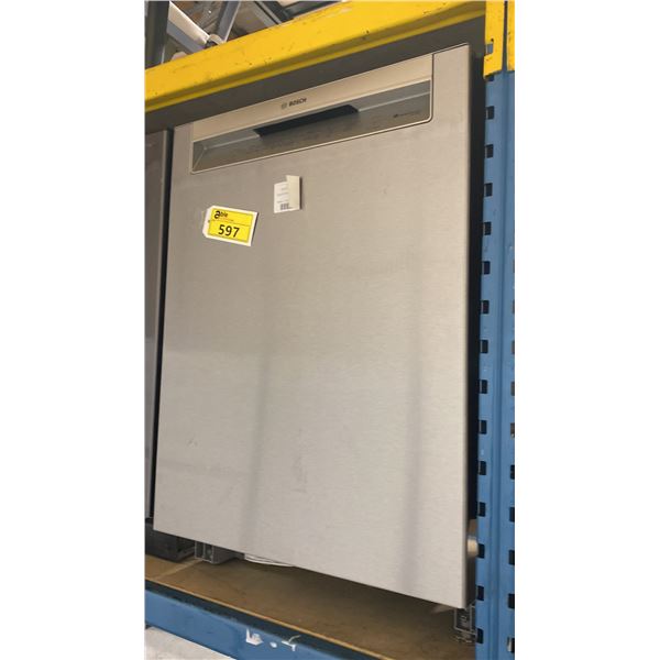 BOSCH STAINLESS STEEL DISHWASHER  *ORIGINATED IN SERVICE AREA, WORKING CONDITION UNKNOWN*