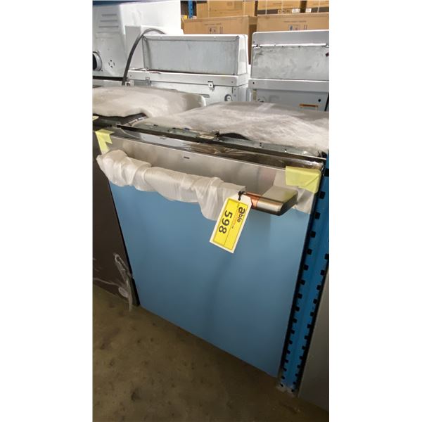 CAFE STAINLESS STEEL DISHWASHER  *ORIGINATED IN SERVICE AREA, WORKING CONDITION UNKNOWN*