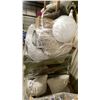 Image 5 : PALLET OF FURNITURE-RUGS, PILLOWS, LAMP, CHAIRS, TABLE & MORE