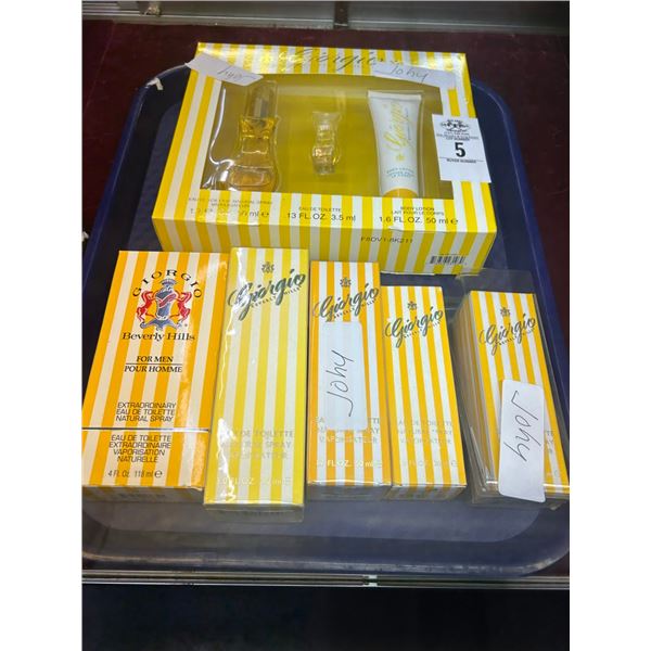 6-Giorgio Beverly Hills Fragrance - 6 X $