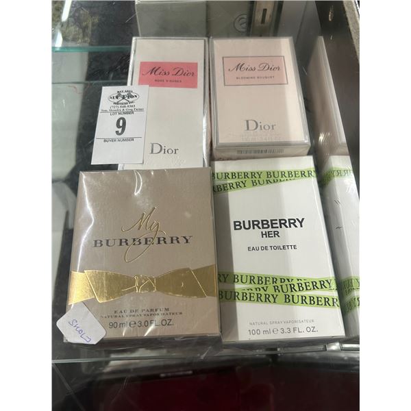 4-D'ori/Burberry Frangrance - 4 X $