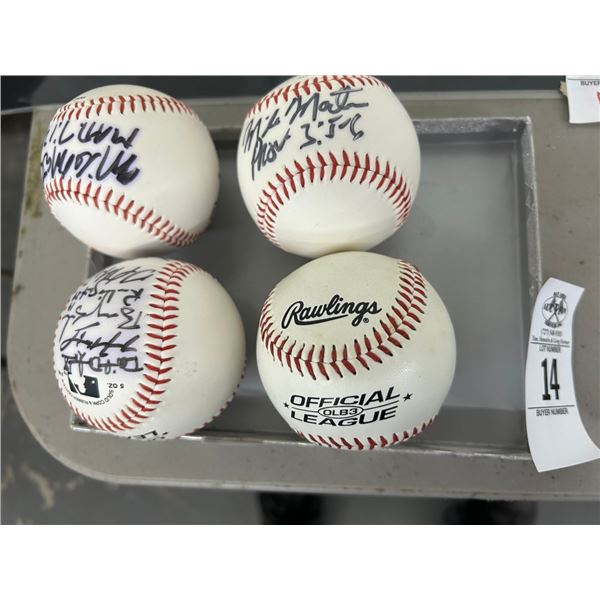 Autographed Baseballs - 4