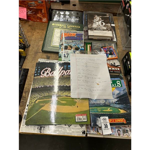 Asst. Sports Memorabilia Books