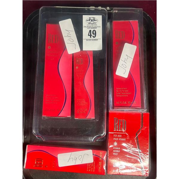 5-Red Men's Cologne - 5 X $