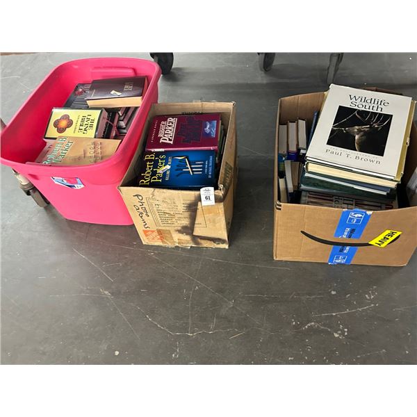 Boxes 3 w/Asst. Hardback Books