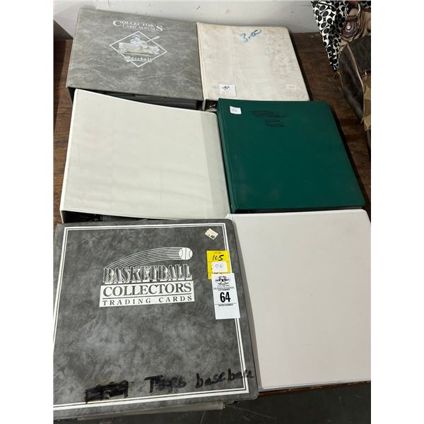 6-Sports Trading Card Albums - 6 X $