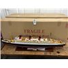 Image 1 : Queen Mary 3'  Ship Model w/Box