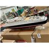 Image 1 : Queen Elizabeth II  3' Ship Model w/Box