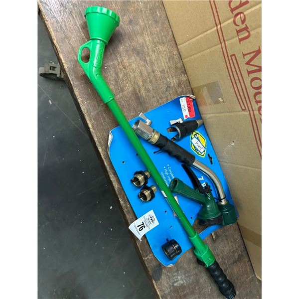Garden Hose Wand, Nozzles