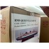 Image 2 : Queen Elizabeth  3'  Ship Model w/Box