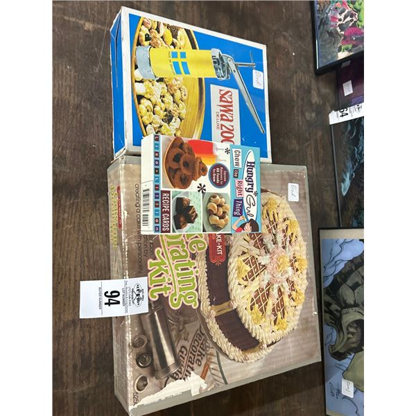 Cake Decorating Kit, Recipe Cards, Cake Decorator