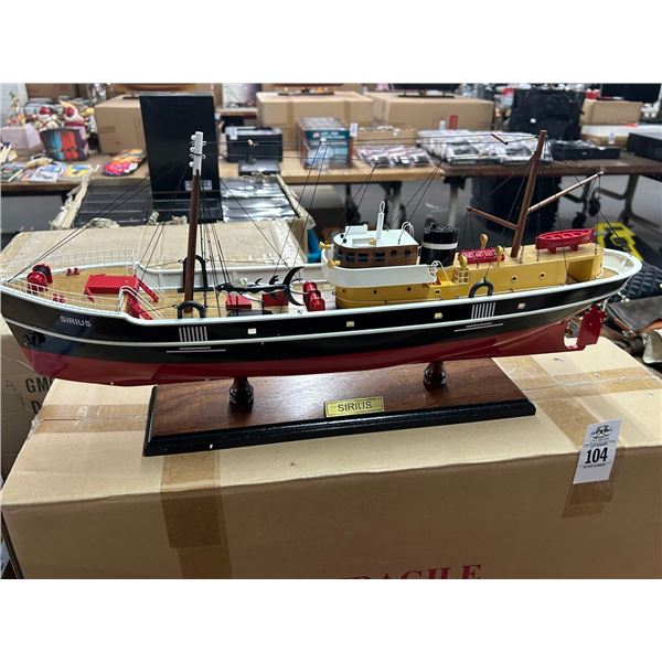 Sirius  25"  Ship Model w/Box
