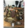 Image 1 : Brass Fish Bowl, Décor, Vtg. Hand Plane, Copper Piggy Bank, Cast Skillet, Vtg. Collectibles