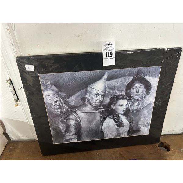 Wizard of Oz Unframed Wall Art Signed Hayan