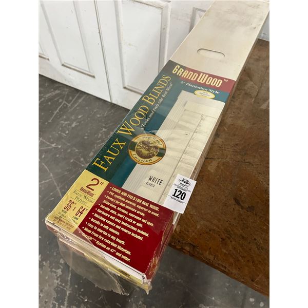 Faux Wood  2"  X  36"  X  64"  Blind Sets - 2