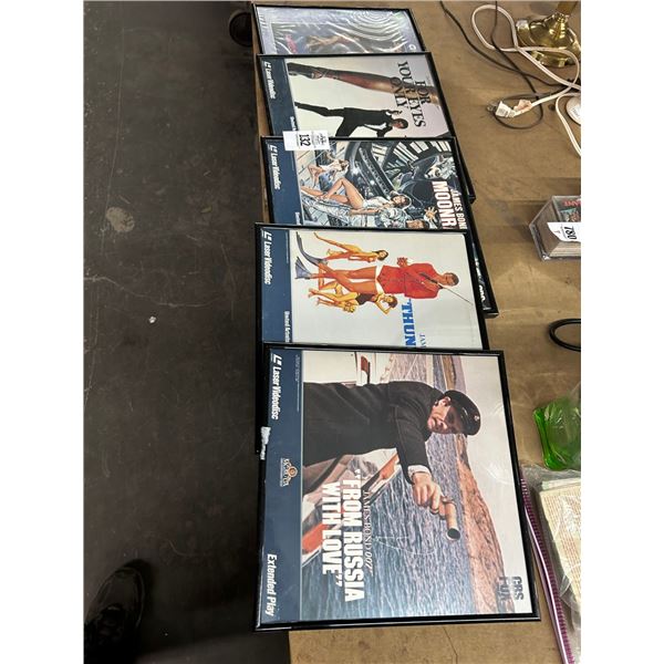 James Bond Framed Vintage Laser Disc Movies - 5