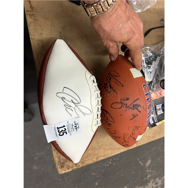 Autogaraphed Footballs - 2