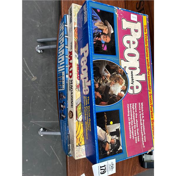 People/Mad/Jeopardy Board Games - 3