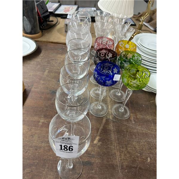 Asst. Etched/Cut To Clear Stems