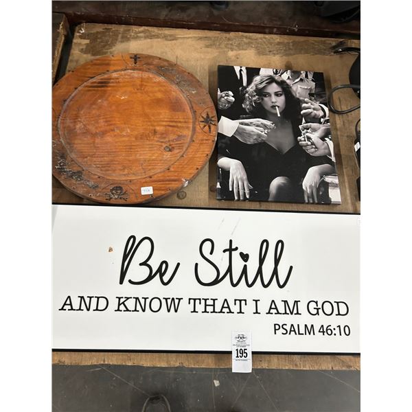 Asst. Wall Décor, Pirate Motif Wooden Tray