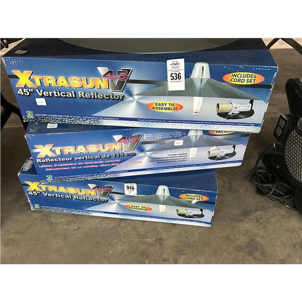 3-Extra Sun Vertical Reflectors - 3 X $