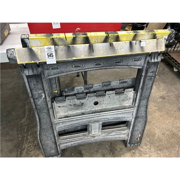 Plastic Saw Horses - Pair