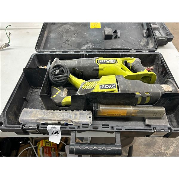 Ryobi Electric/Cordless Sawzall 2 - No Battery/Charger w/Case