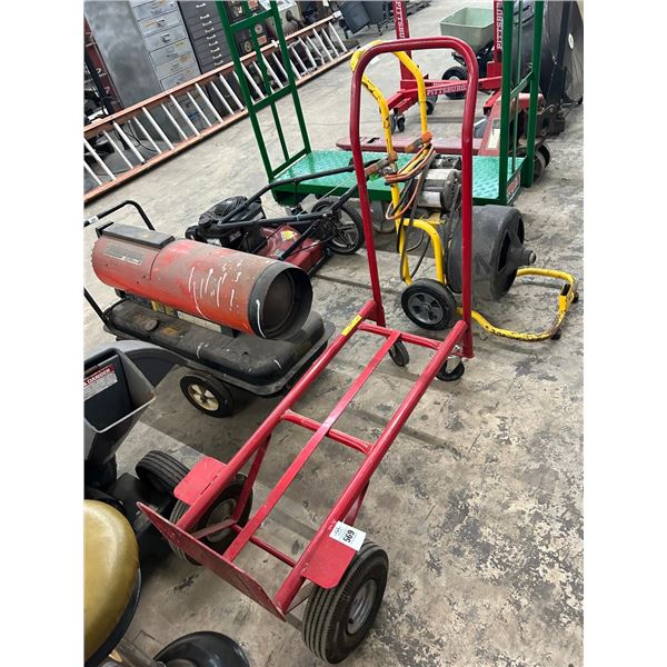 Red Convertible Hand Truck