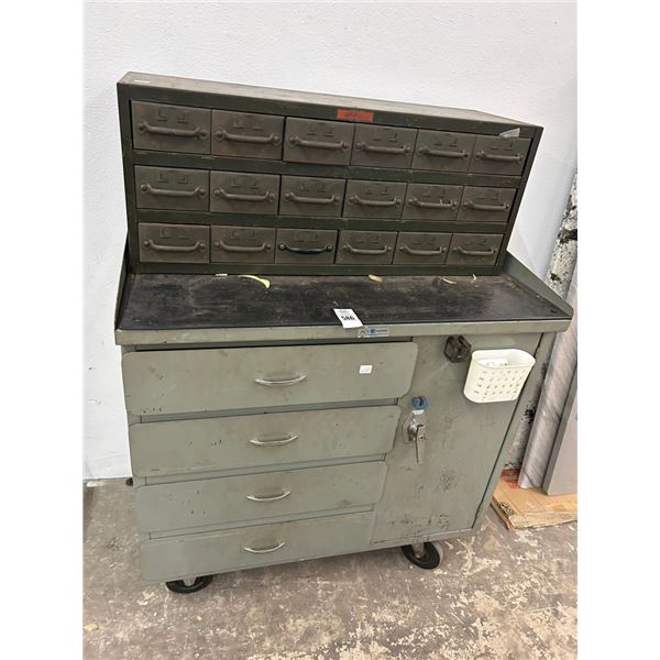 Metal Stack Rolling Toolbox w/Tools