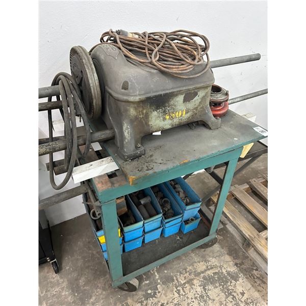 Ridgid 400A Pipe Threader w/Rolling Stand, Dyes