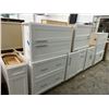 Image 1 : White Cabinet System - 19 Pc.