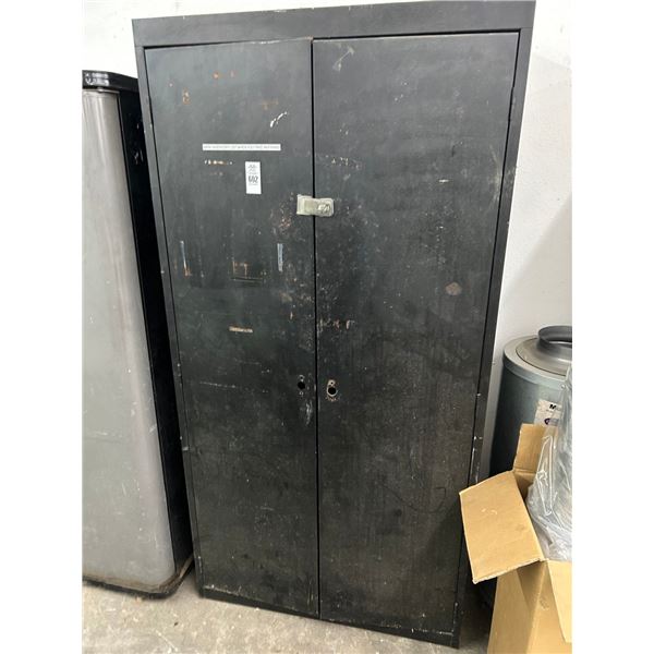 Black Metal Storage Cabinet