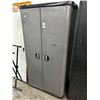 Image 1 : Black/Grey Metal Storage Cabinet