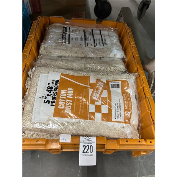 Cotton Professional Dust Mop in Tote