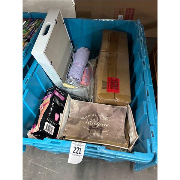 Rock Water Fountain, Bikini Styler, Home Goods in Tote