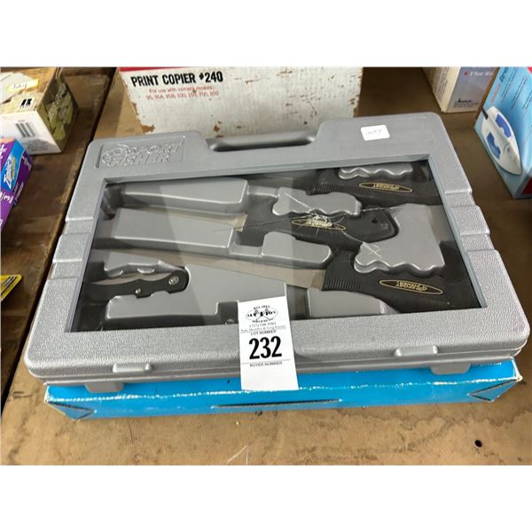 Sport Fisher Fillet Knife Set w/Carry Case