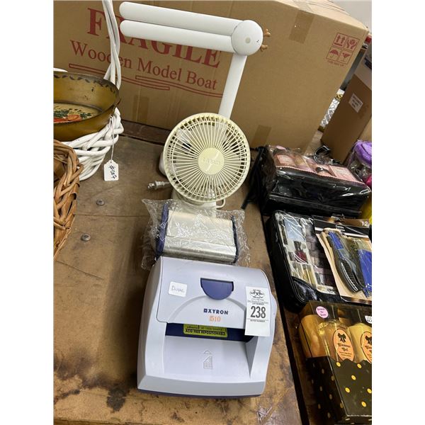 Oxiron 510, Personal Fan, Lamp