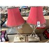 Image 1 : Decorator Lamps - Pair