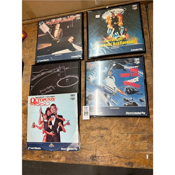 Vintage James Bond Laser Discs - 5