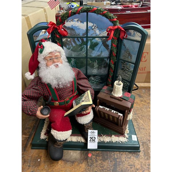 Santa At The Window Lighted Décor