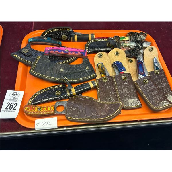 14-Custom Knife w/Sheath - 14 X $