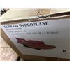 Image 3 : Ferrari Wooden Hydroplane Model w/Box