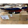 Image 1 : Blue Nose II Painted 24"  Sailboat Model w/Box