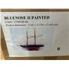 Image 2 : Blue Nose II Painted 24"  Sailboat Model w/Box