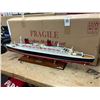 Image 1 : SS France 32"  Ship Model w/Box