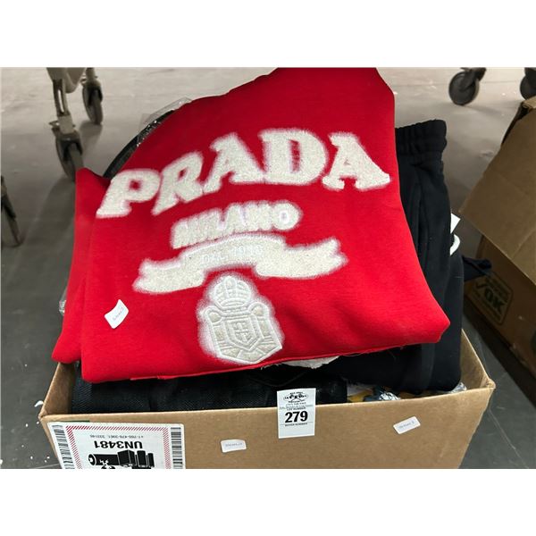 Prada Sweatshirt, Ladie's Hats, Asst. Clothing - Not Authenticated
