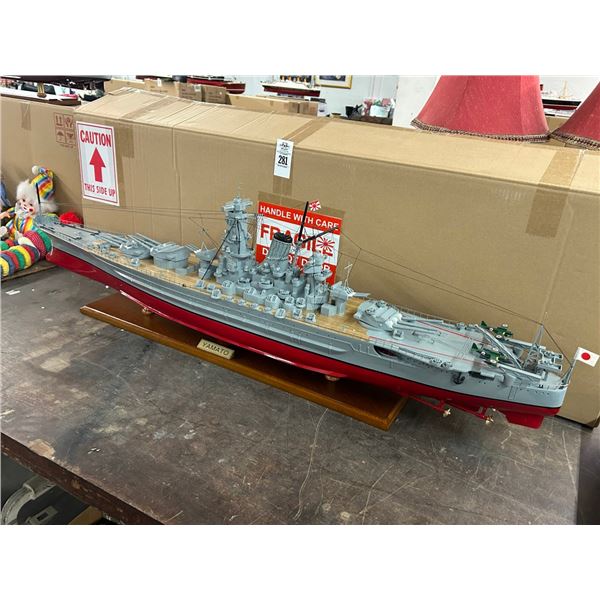 Yamato  47"  Battleshiip Model w/Box